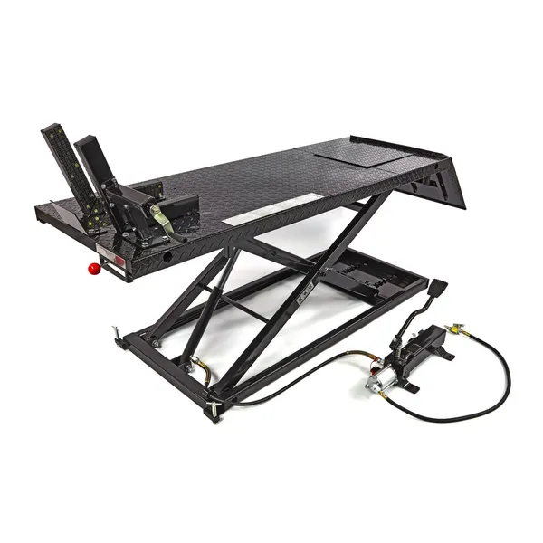 MC-løftebord, lufthydraulisk 700 kg, sort