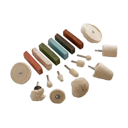 Polersett for felger og hulrom