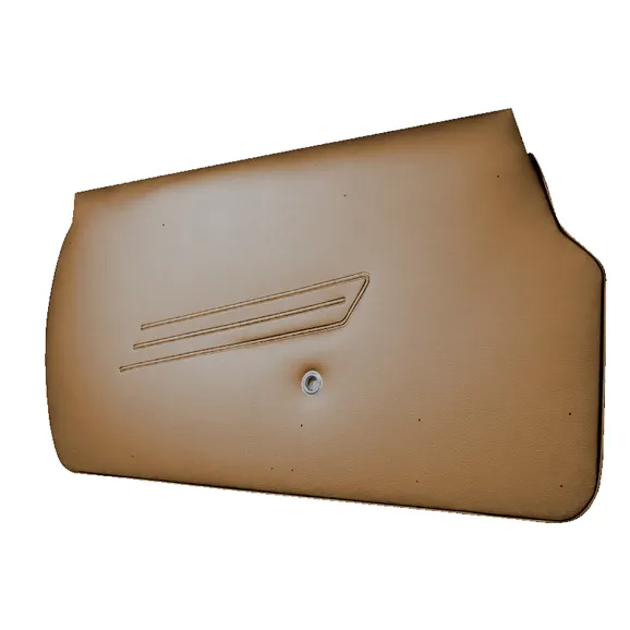 FIAT SPIDER DØRPANELSETT TOBAKK MED JERNPLATE 2 STK TYPE 5 1966 - 1978