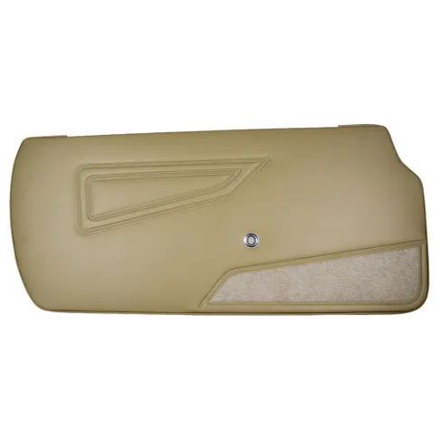 FIAT 124 SPIDER DØRPANELSETT MED TEPPE BEIGE 2 STK TYPE 1 1979 - 1982