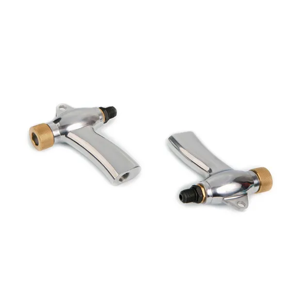 Sandblåsepistol for kabinetter med fotstyring