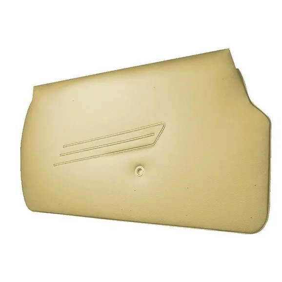 FIAT SPIDER DØRPANELSETT BEIGE MED JERNPLATE 2 STK TYPE 5 1966 - 1978