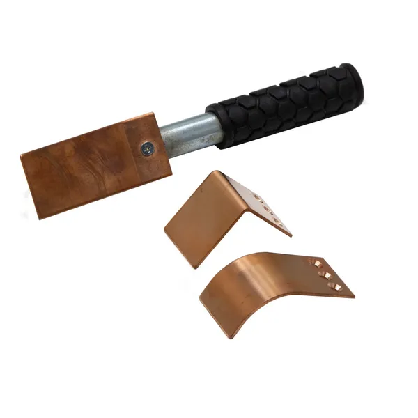 Sveisemothold av kobber, 3 stk. 