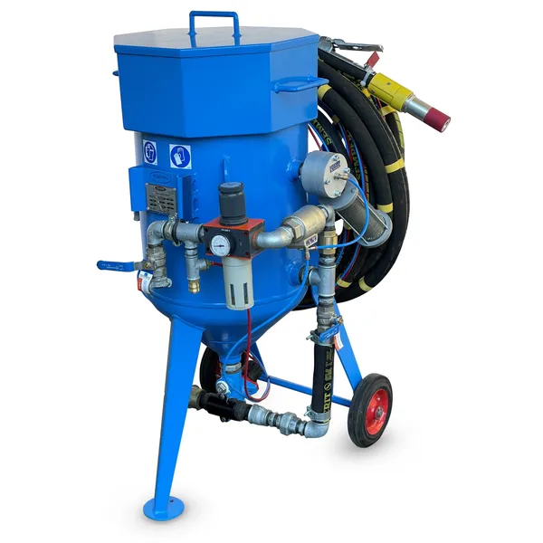Trykksandblåser for industribruk, 40 l.