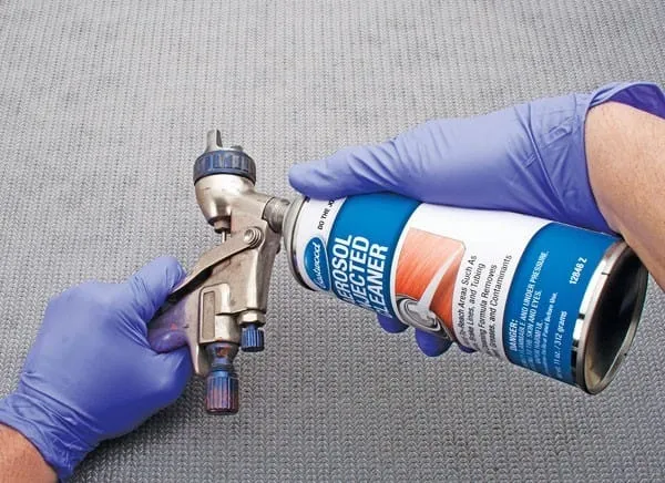 Smørespray for rør/dyser