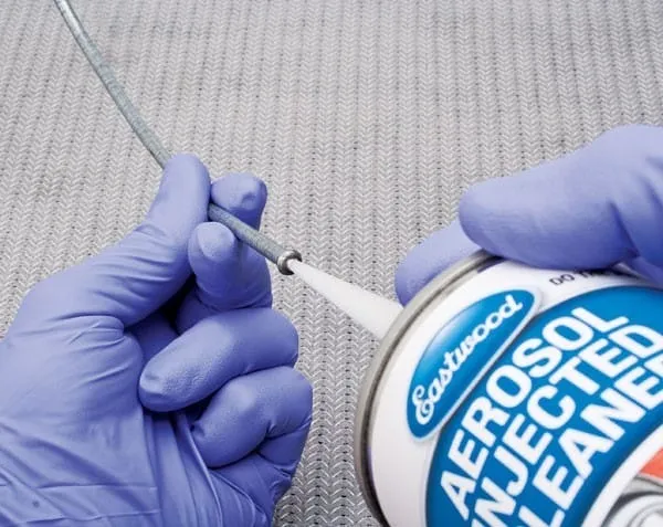 Smørespray for rør/dyser