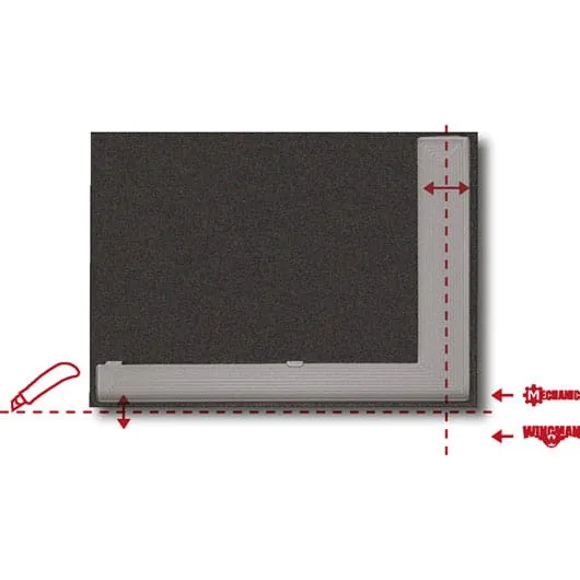 Gedore pipesett 1/4 "+ 1/2" i 3/3 skummodul, 84 deler
