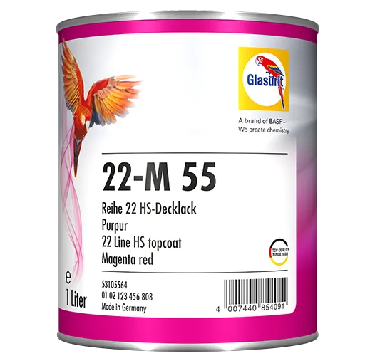 Glasurit billakk, tette farger