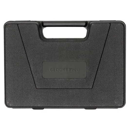 Gedore skrallenøkkelsett med pipeadaptere, 12 deler