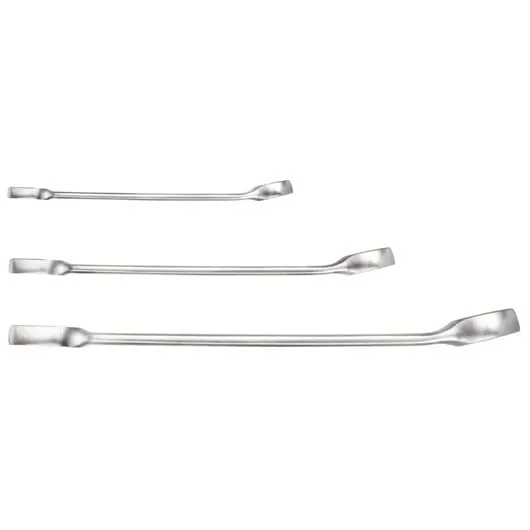 Gedore kombinasjonsnøkler med åpen ring og skrallefunksjon, 10 stk.