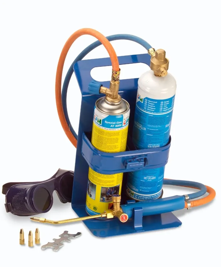 Portabelt lodde-/gassveisesett