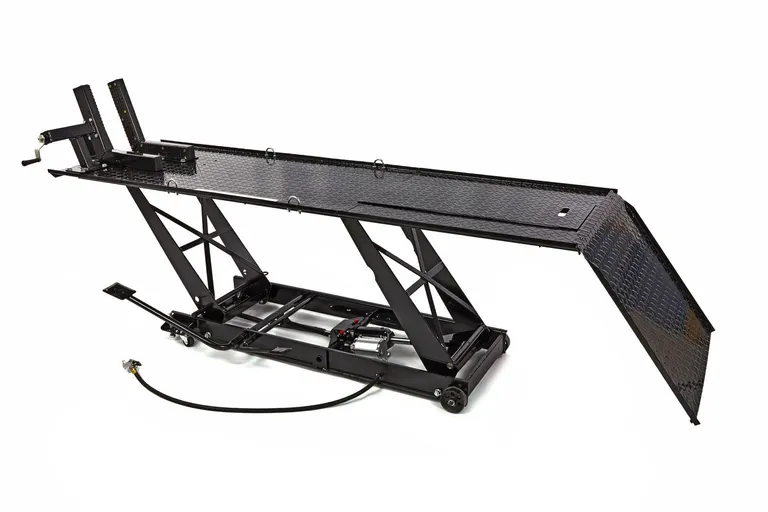 MC-løftebord, lufthydraulisk 450 kg, sort