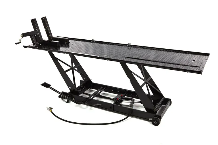 MC-løftebord, lufthydraulisk 450 kg, sort