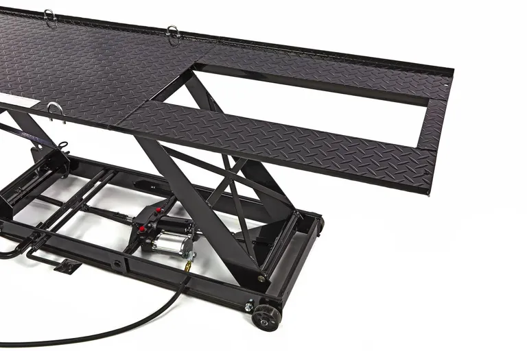 MC-løftebord, lufthydraulisk 450 kg, sort