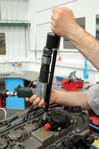 Lufthammer for dysedemontering