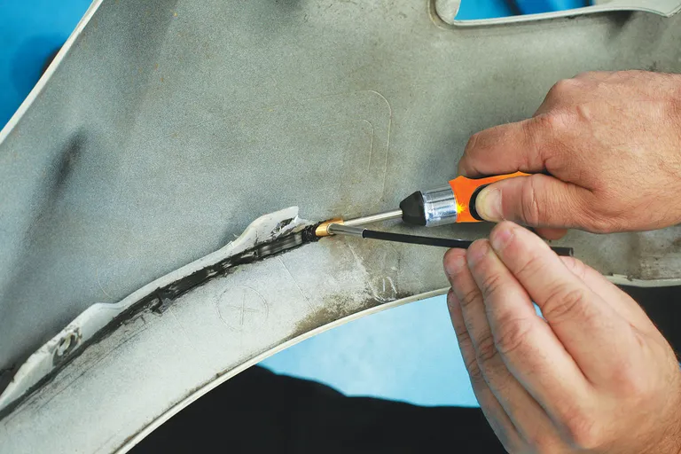 Plastreparasjonssett, oppladbart