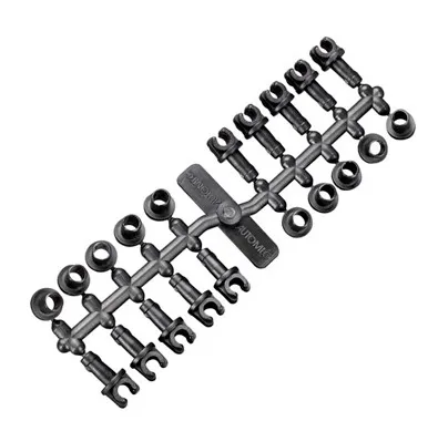 Klips for 3/16" rør, 10-pakk