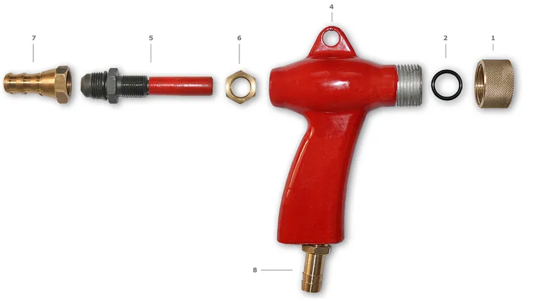 Pistol for sandblåsekabinett, proff