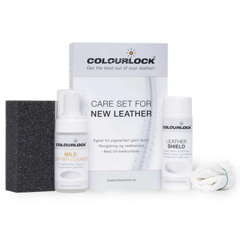 Colourlock New Leather Care Set – Pleiesett for skinn i ny bil