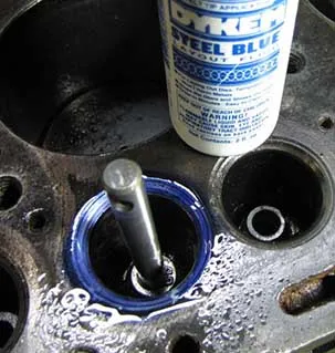 Dykem Steel Blue - Layout Fluid - Merkefarge