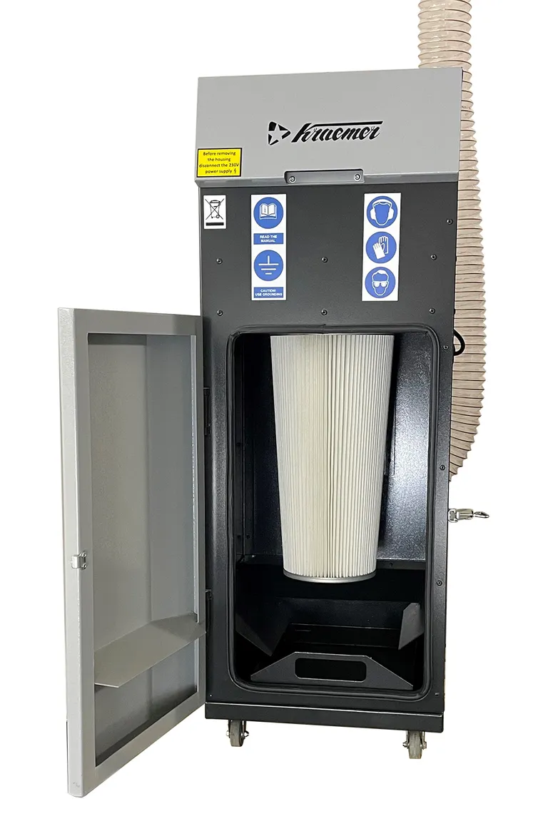 Sandblåsekabinett, 900 l. for verkstedbruk