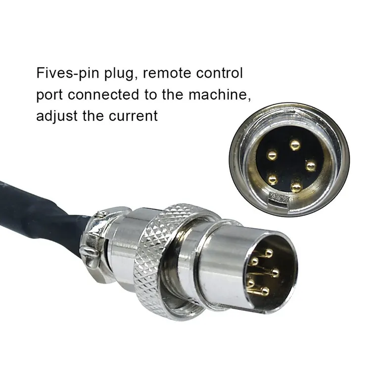 Fotpedal for Vector TIG-apparater, med han-kontakt