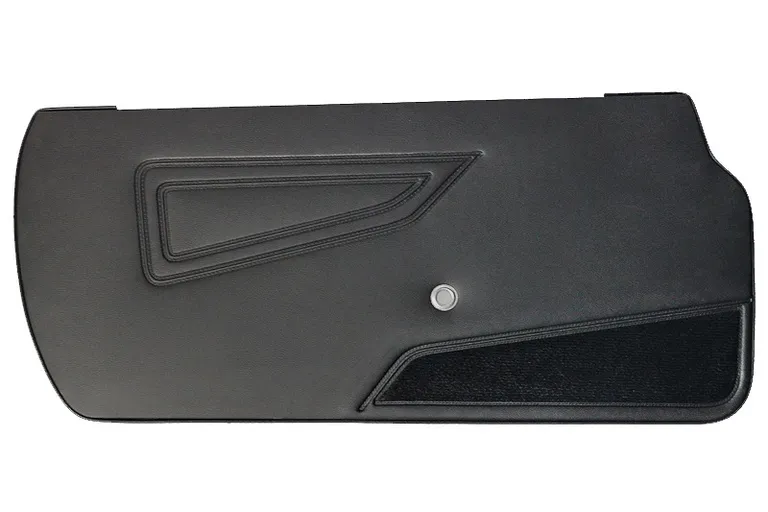 FIAT 124 SPIDER DØRPANELSETT MED TEPPE SORT 2 STK TYPE 1 1979 - 1982