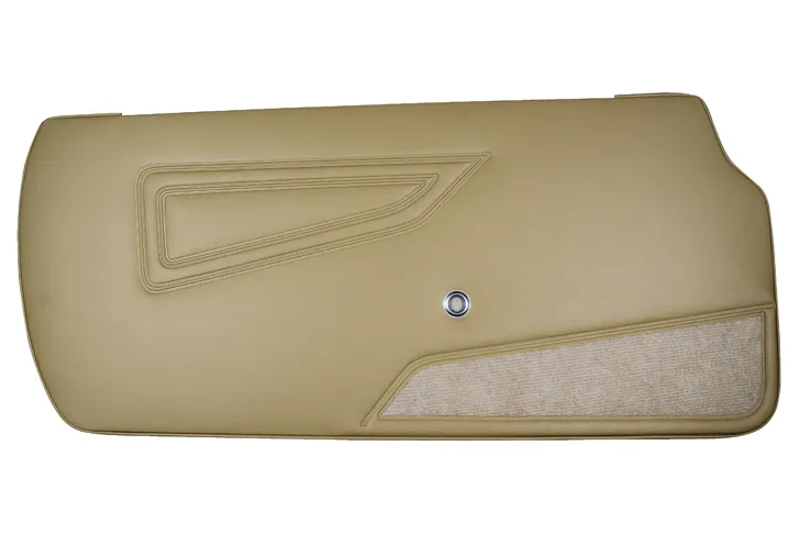 FIAT 124 SPIDER DØRPANELSETT MED TEPPE BEIGE 2 STK TYPE 1 1979 - 1982