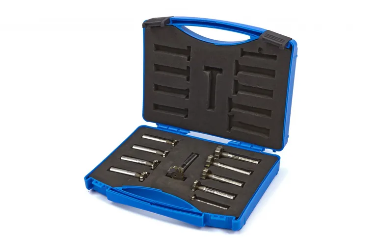 HBM 10-delers HSS M-2 T-spor fresesett