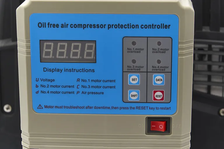 Stillegående kompressor, 4 hk./80 l. 