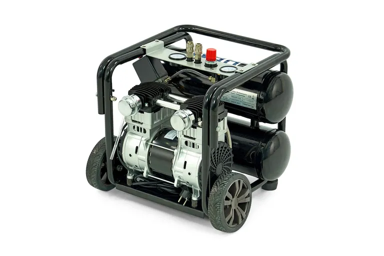 Stillegående kompressor 1,5hk/20l., transportabel