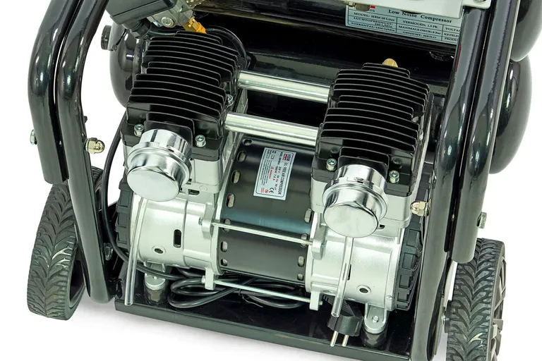 Stillegående kompressor 1,5hk/20l., transportabel