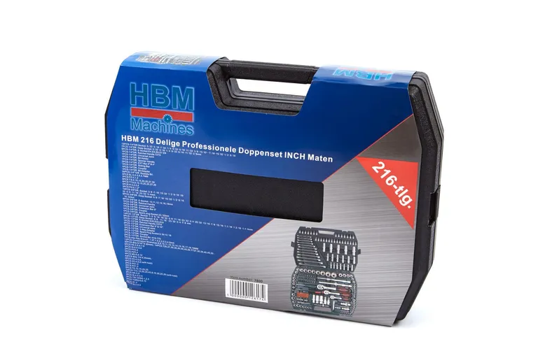 Verktøysett 216 deler