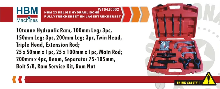 Hydraulisk avtrekkersett