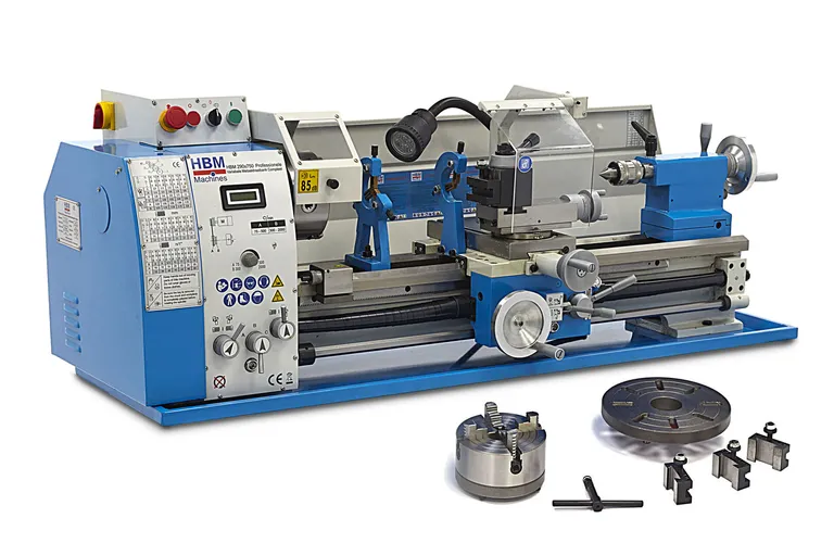 HBM dreiebenk 290x750 m/frekvensomformer