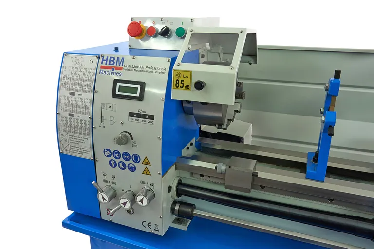 HBM Dreiebenk 320x900 m/frekvensomformer