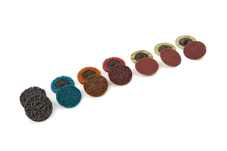 Slipe- og polersett med Roloc-innfesting