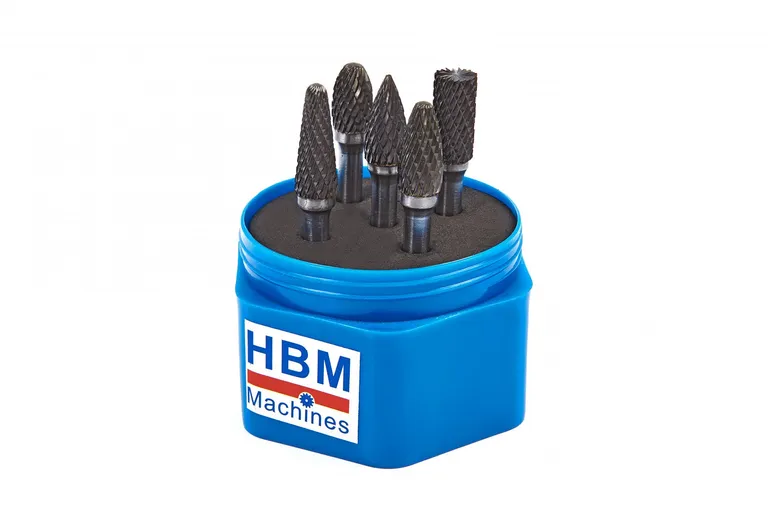 Hardmetallfreser, 5 stk. 