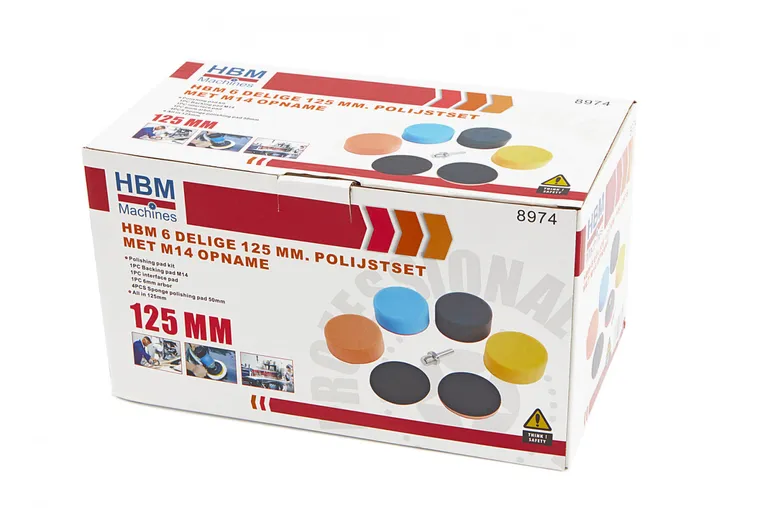 Polerputesett 150 mm.