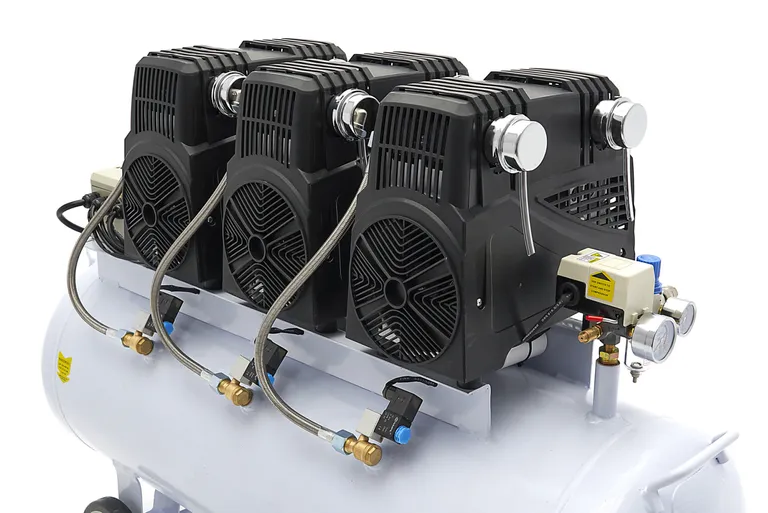 Stillegående kompressor, 5,5hk/150 l. 1-fas