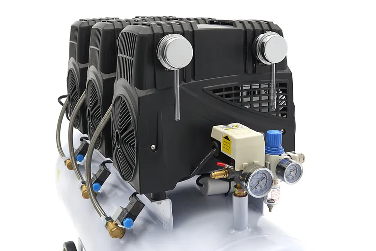 Stillegående kompressor, 5,5hk/150 l. 1-fas