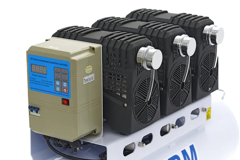 Stillegående kompressor, 3 hk./70 l. 