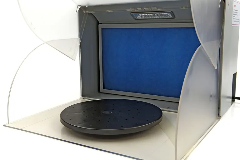 Lakkboks for pulverlakk og airbrush