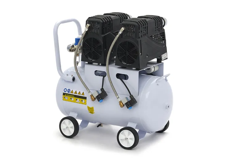 Stillegående kompressor, 2 hk/50 l.