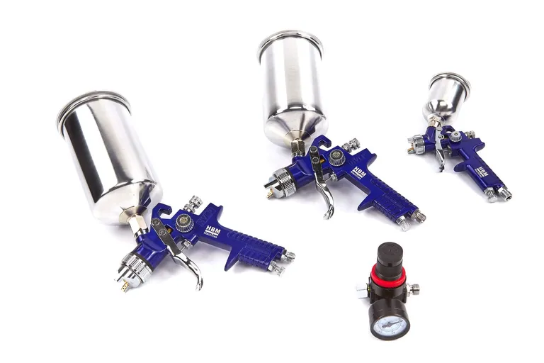 Lakkpistolsett, 8 deler