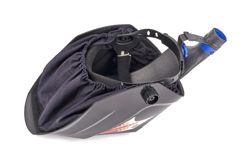 Automatisk sveisehjelm med frisklufttilførsel