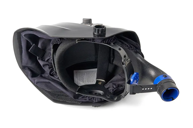 Automatisk sveisehjelm med frisklufttilførsel