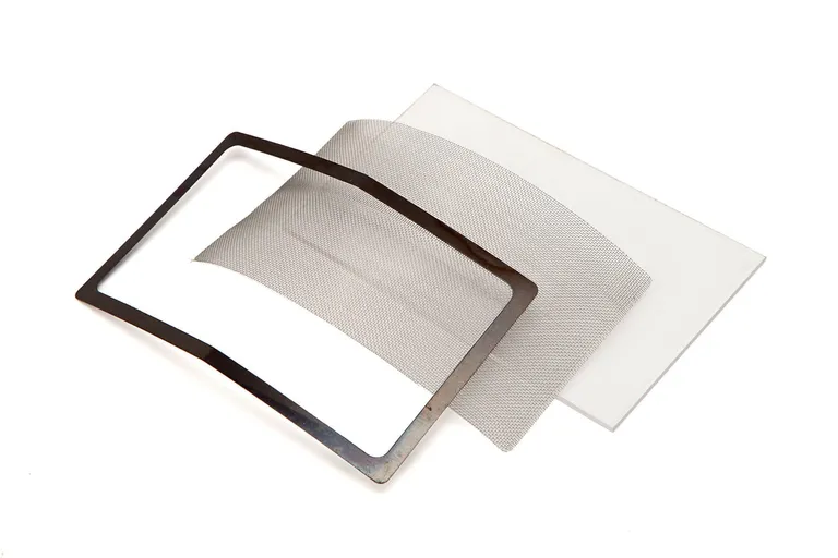 Glass til sandblåsehette