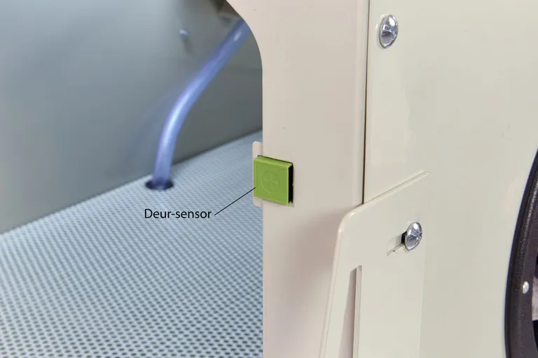 Sandblåsekabinett med avsug, 350 l.