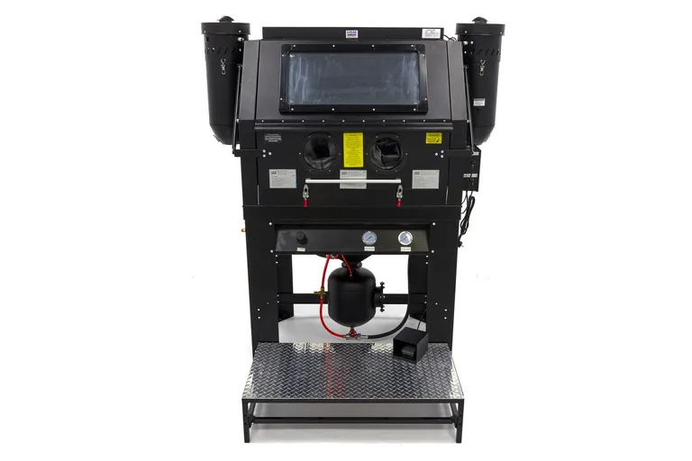 Sandblåsekabinett 990l., med trykklokke